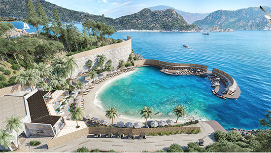 A Special Private Bay In The Unique Nature Of Marmaris